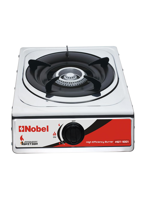 Nobel Single Brass Burner, NGT1001, Silver