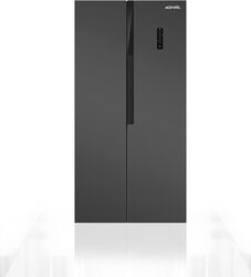 EGNRL 650 Liters Side By Side Inverter Based Refrigerator Freezer With Digital Control And Temperature Display No Frost LED light EGR820S Inox One Year Brand Warranty