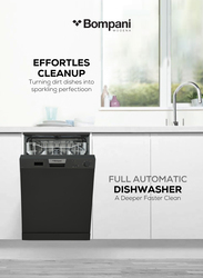 Bompani Free-Standing Dishwasher, BO5011, Black