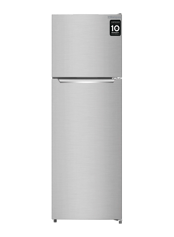 Bompani 280L Refrigerator Big Ice Twister, BR280SSN, Silver