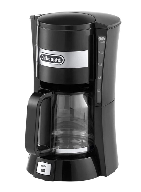 

Delonghi Filter Drip Coffee Machine, 900W, ICM15211, Black