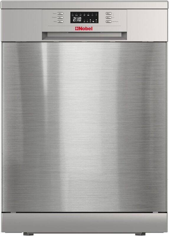 

Nobel Dishwasher, 12 Place Settings, Mechanical Control, 11L Water Consumption, NDW6612 Silver