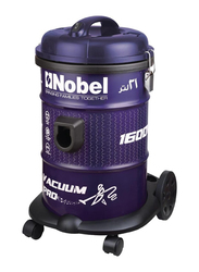 Nobel Drum Vacuum Cleaner with Solid & Durable Iron 21 Litres Tank & Smooth Roller for Better Agility Wheels, NVC2121, Blue