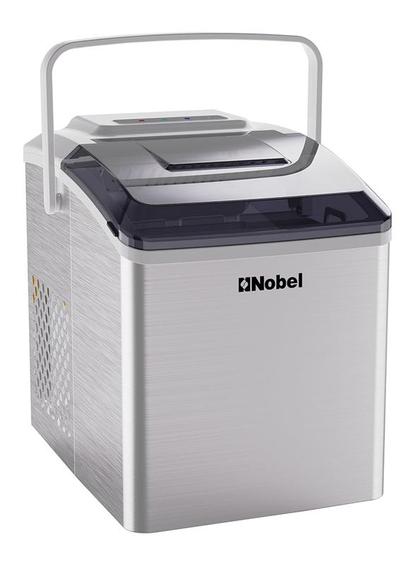 Nobel 1.3L Ice Cube Maker, 150W, NIM13S, Silver