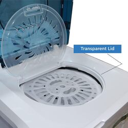 EGNRL TWIN TUB SEMI AUTO WASHER White 10 Kg EGWM1200 One Year Brand Warranty