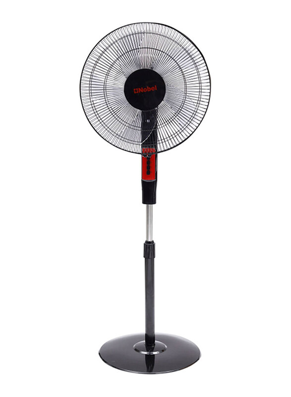 

Nobel Stand Fan, with 16-inch Fan Blade, NF160S, Black/Red