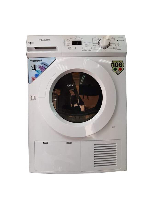 

Bompani 8Kg Front Load Dryer, BO5297UKBI8200, White