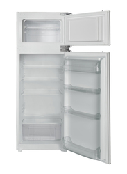 Bompani 300L Double Door Fridge with Top Freezer Features, BO6442, White