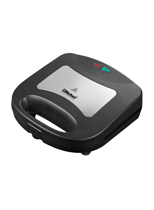 

Nobel Sandwich Maker, 700W, NSM30G, Black/Silver