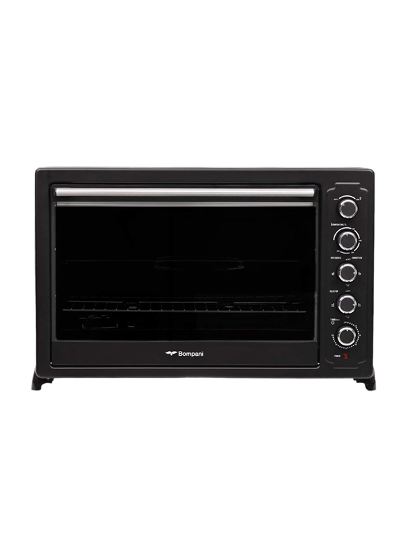 Bompani 120L Grill Convection Rotisserie Self Clean Electric Oven, BEO120, Black