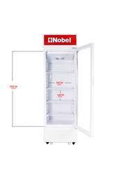 Nobel Upright Chillier Single Door, 345L, NSF400, White