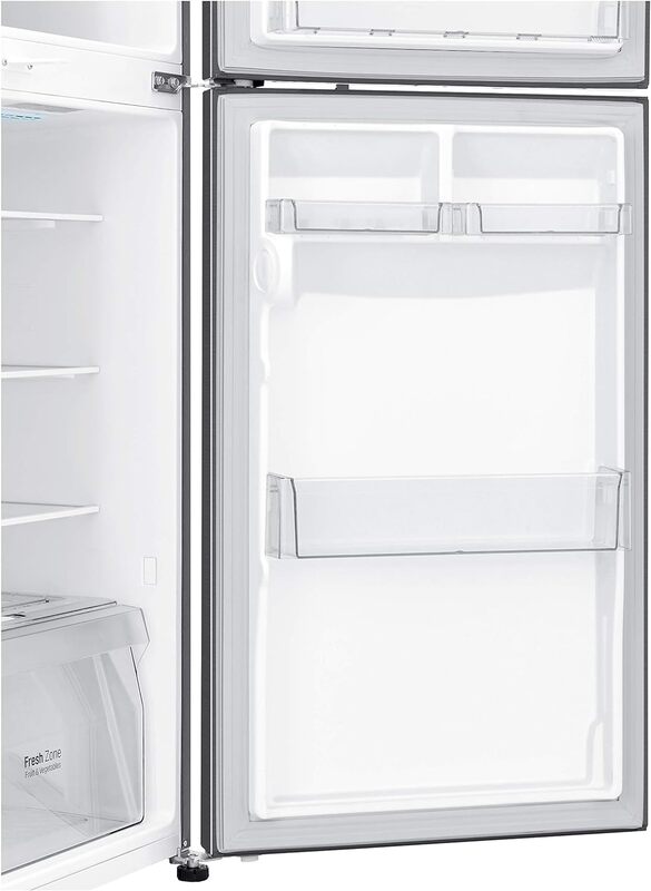 Lg 234L Net Capacity, Top Mount Double Door Refrigerator With Smart Inverter Compressor, Multi Ait Flow 328 W GR-C345SLBB Platinum Silver