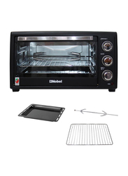 Nobel 35L Electric Oven with 3 Knob Control, 1500W, NEO36, Black