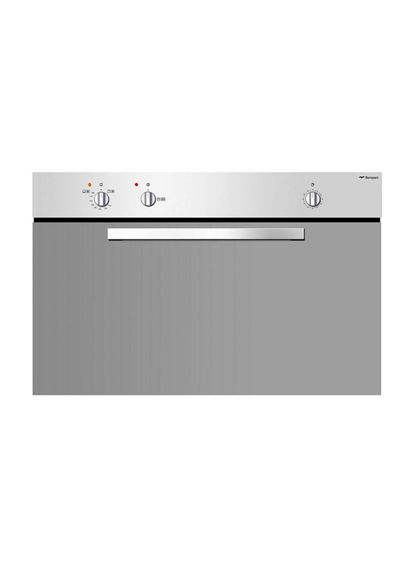 Bompani Italian-made Built Gas Oven With Front Knob Control, BO243YG, Silver