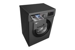 Lg 2023 Front Load Washing Machine One Year Brand Warranty 9 kg F4J3VYG6J Black