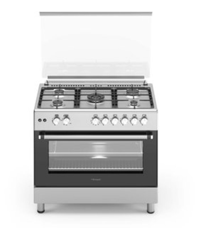 Bompani 90x60cm 5-Burner Cooking Range with Mechanical Timer, Gas Oven, Grill, FFD, Full-Safety, Automatic Ignition - One Year Manufacturer Warranty