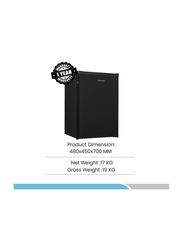 Bompani 110L Single Door Refrigerator, BR110N, Black