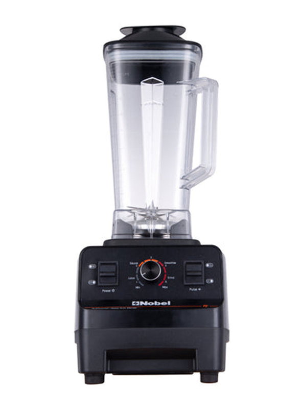 Nobel 2L Commercial Blender with Stepless Speed Control & Over Heat Protection, 1350W, NB550COM, Black