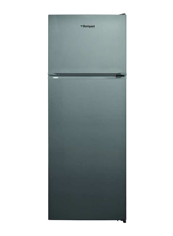 Bompani 496L Inox Double-Door Refrigerator, BR600SS, Grey