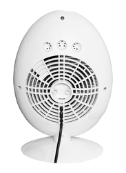 Nobel Fan Heater with Thermostat Control and Overheat Protection with Copper Motor, 2000W, NFH100, White