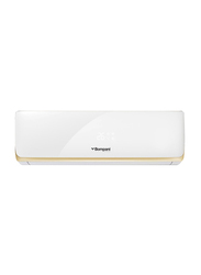Bompani 18000 Btu Split Air Conditioner with Digital Display 4-Way Swing Turbo Cooling, 1.5 Ton, BSAC18CR2, White
