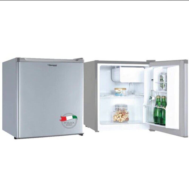 

Bompani 64L Single Door Refrigerator, BR64SLVR, Silver