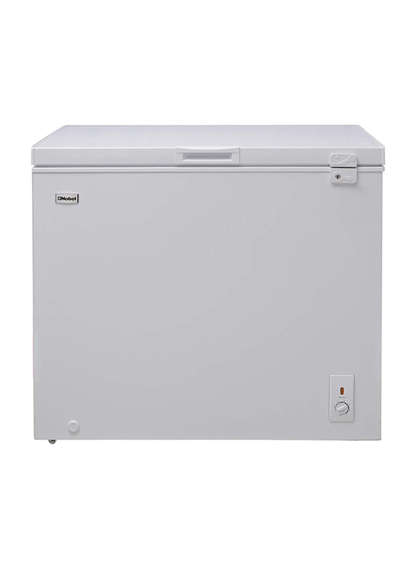 Nobel 215L Single Door Chest Freezer, NCF215, White