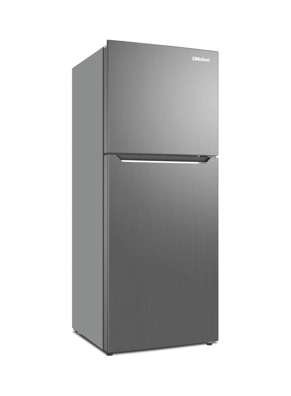 

Nobel 332L Double Door Refrigerators, NR380NFI, Grey