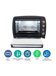 Nobel 55L Electric Oven with 4 Knob Control, 2000W, NEO60, Black