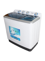 Nobel 14 KG Washing 6.5 KG Spin Capacity Twin Tub Semi Auto Washer, Dry & Spin, 1300RPM, 50Hz, NWM1400RH, White