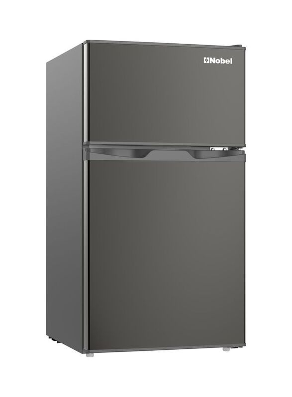 

Nobel Double Door Refrigerator, 85L, NR120S, Silver