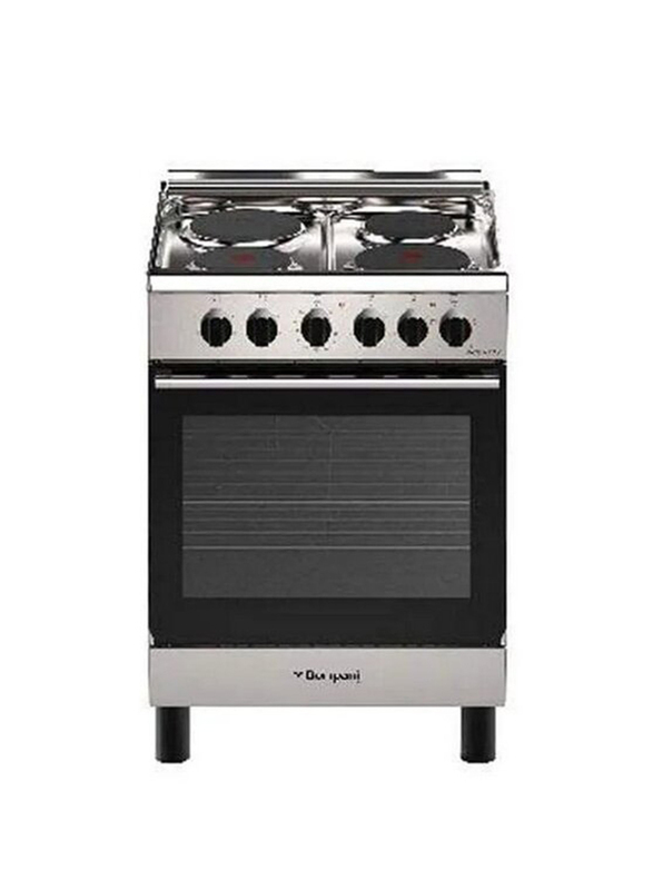 Bompani 5-Burner Hot Plates Cooker with Electric Oven and Grill Cooker, ESSE60044EIX, Silver