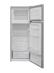Bompani 216L Defrost Recessed Handle R600A Outside Condenser Double Door Refrigerator, BR240SS, Silver