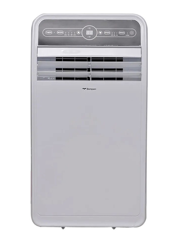 Bompani 12000-18000 BTU 1 Ton Portable Air Conditioner with Remote, BO1250, White