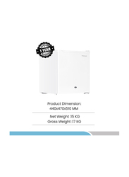 Bompani 64L Defrost Recessed Handle R600A Inside Condenser Single Door Refrigerator, BR64, White