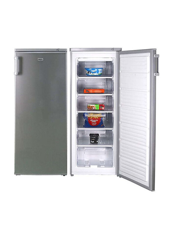 

Nobel 170 Liter Upright Single Door Freezer, 0 W, NUF275S, Silver