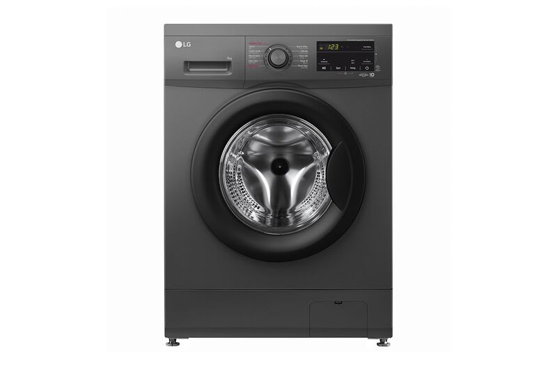 Lg 2023 Front Load Washing Machine One Year Brand Warranty 9 kg F4J3VYG6J Black