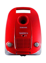 Samsung Multi Purpose Vacuum Cleaner, 3L, 1600W, SC4130R, Red/Grey