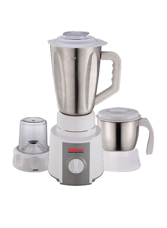 

Nobel 1.5L Stainless Steel 2 Speed Blender, 350W, NB201SS, White/Silver