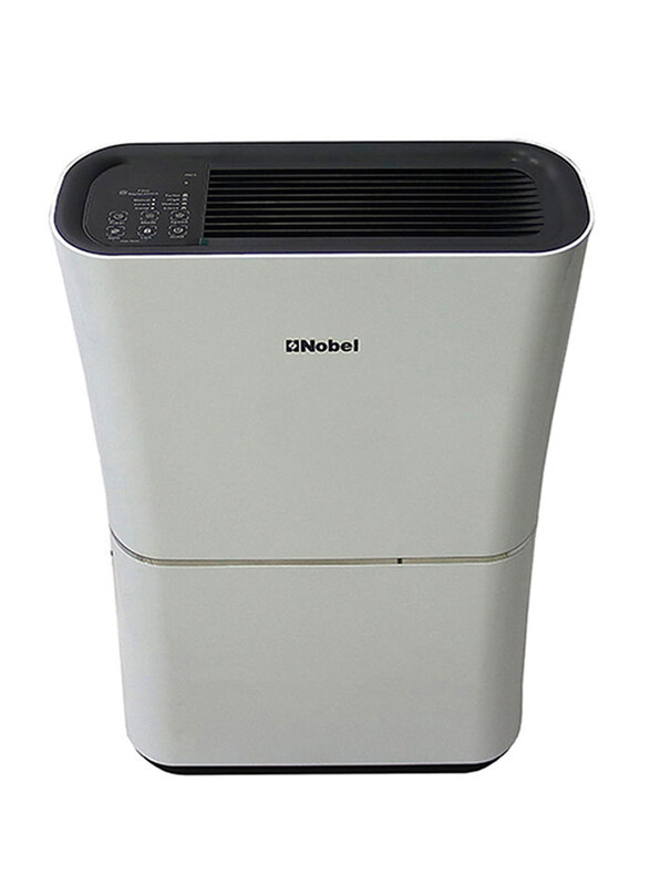 

Nobel 3 Filters 4 Speed LED Indicator 50W Air Purifier, NAP400, White