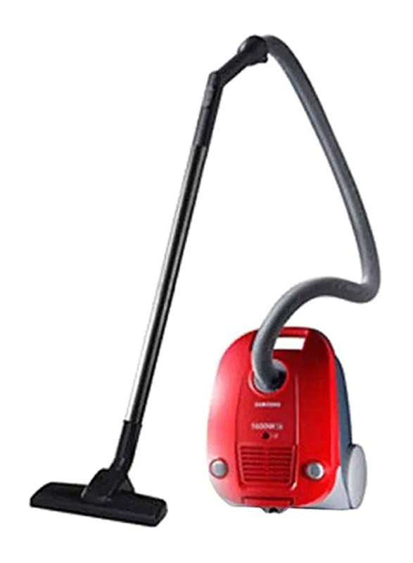 Samsung Multi Purpose Vacuum Cleaner, 3L, 1600W, SC4130R, Red/Grey