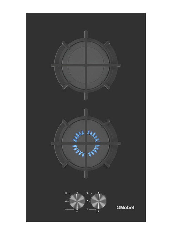 

Nobel 2-Gas Burners Built-in Hobs, NBH2101GH, Black