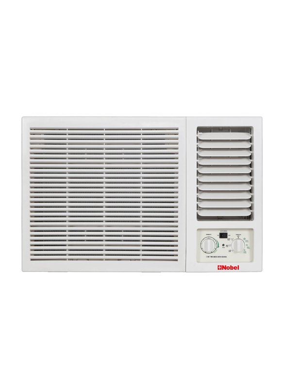 Nobel 18000 Btu Nobel Window Air Conditioner Mechanical Control, R410 Refrigerant, 1.5 Ton, NWAC18C, White