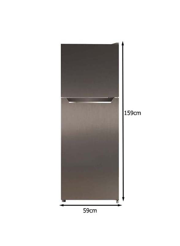 Bompani Double Door Refrigerator, 265L, BR265SS, Silver