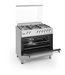 Bompani 90x60cm 5-Burner Cooking Range with Mechanical Timer, Gas Oven, Grill, FFD, Full-Safety, Automatic Ignition - One Year Manufacturer Warranty