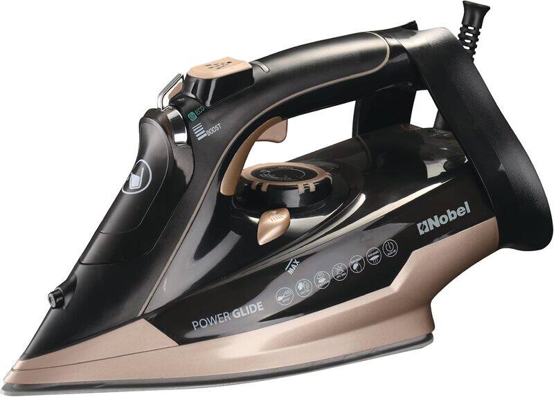 

Nobel Steam Iron, Dry Ironing, Spray & Steam, NSI35 Black