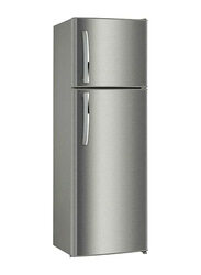 Nobel 168L Double Door Refrigerator, NR200DFSS, Silver Semi Gloss