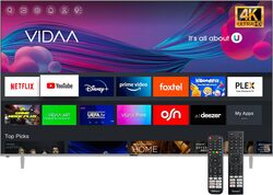 Nobel 100 Inch Diamond UHD VIDAA 4K Smart TV with VIDAA Voice Dolby Vision Bluetooth & WiFi UHD100VID Silver 2024 Model One Year Warranty