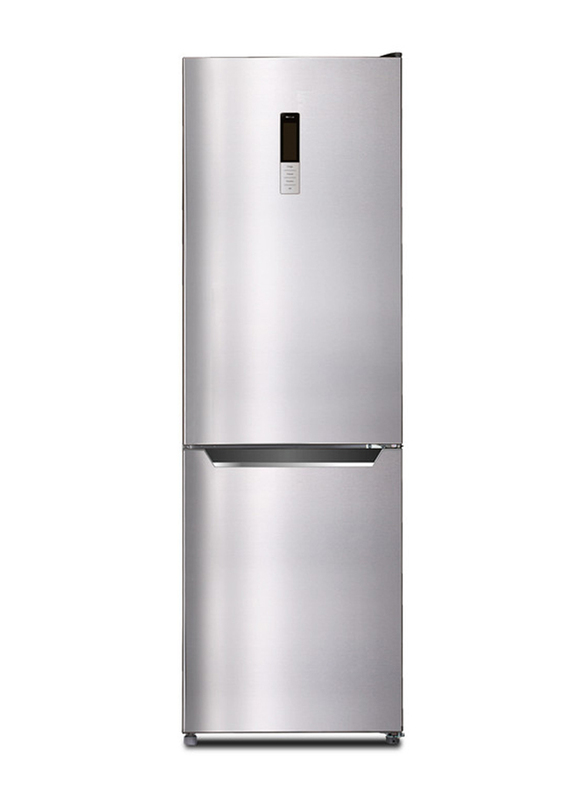 Bompani 380 Litres Double Door Refrigerator with No Frost Technology, BBF380SS, Silver
