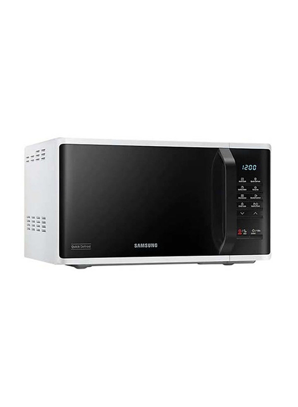 Samsung 23L Solo Microwave Oven with Quick Defrost, 800W, MS23K3513AW, White